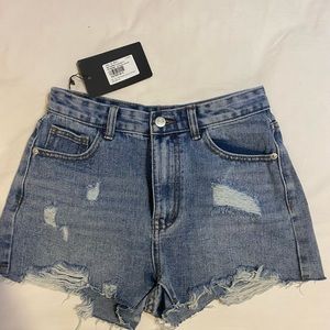 Nasty gal Jean shorts size 4